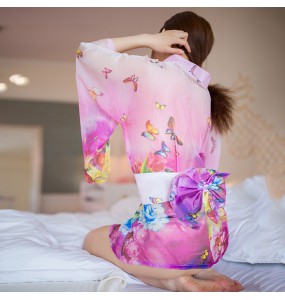 FEE ET MOI Japanese Kimono (Pink)